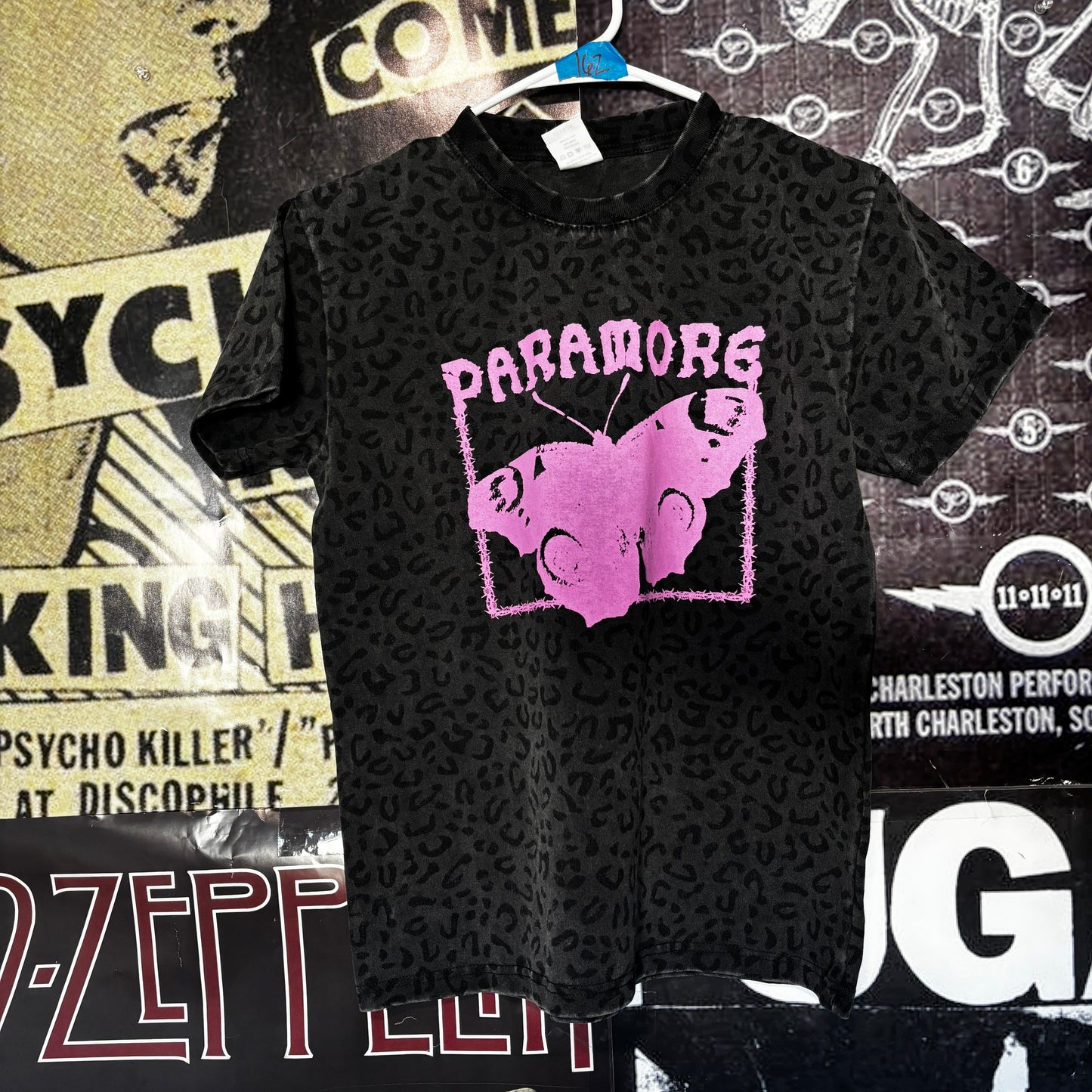 PARAMORE GREY/PINK CHEETAH SLIM TEE
