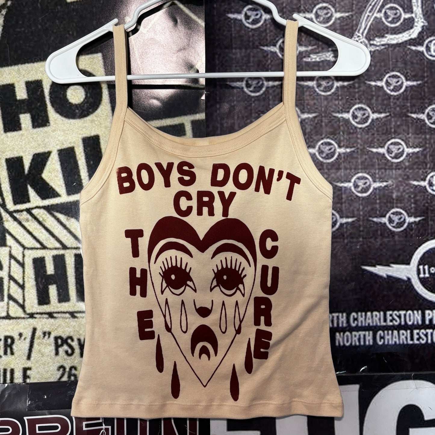 BOYS CRY cream/rust baby tank top