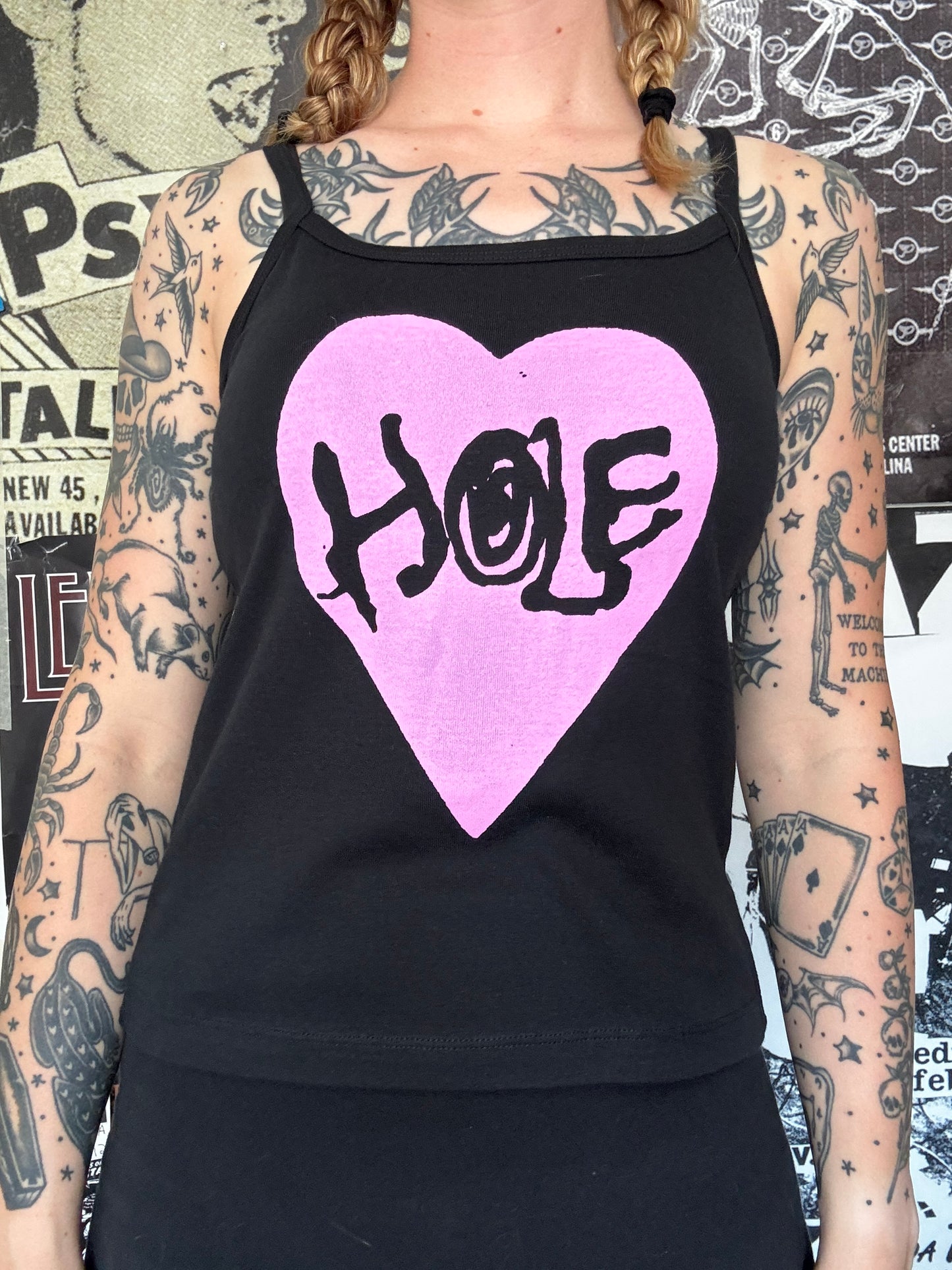 Chemical black/pink baby tank MED/LAR