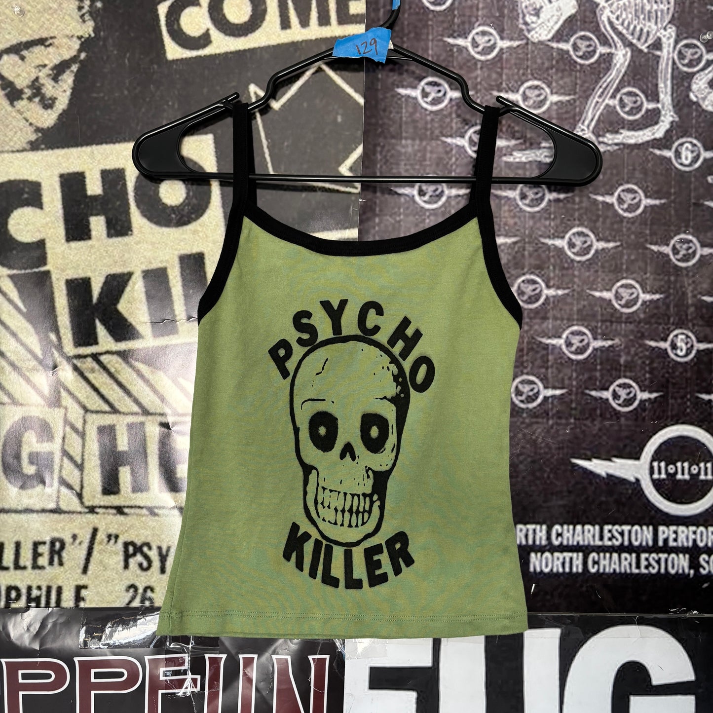 PSYCHO KILLER green/black baby tank