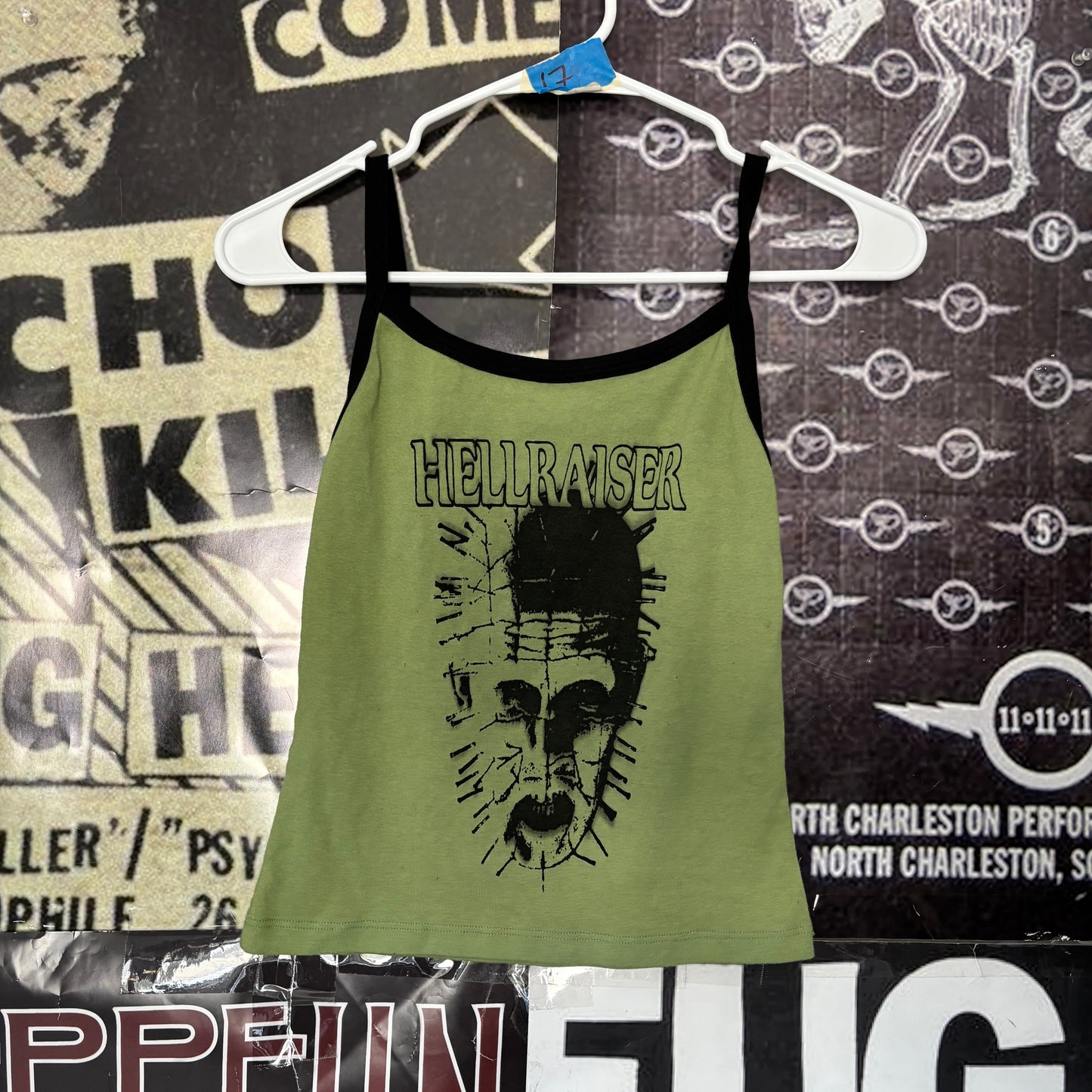 HELLRAISER green/black baby tank