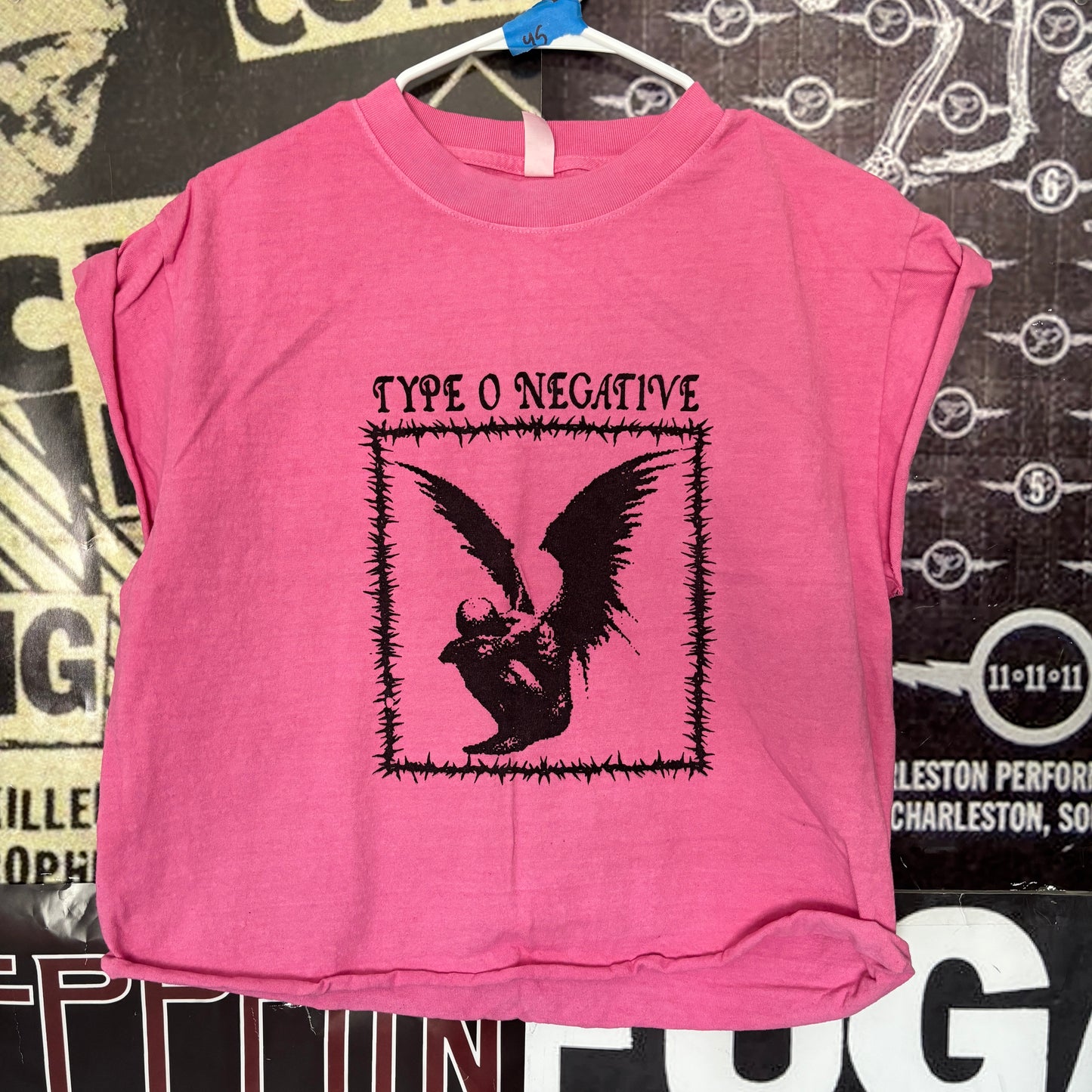 TYPE pink cut off t-shirt SM/MED