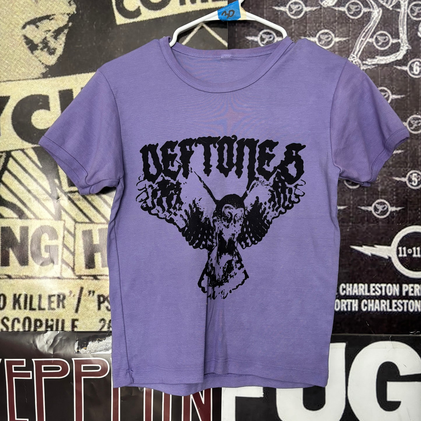 DEF OWL purple long baby tee LAR/XL
