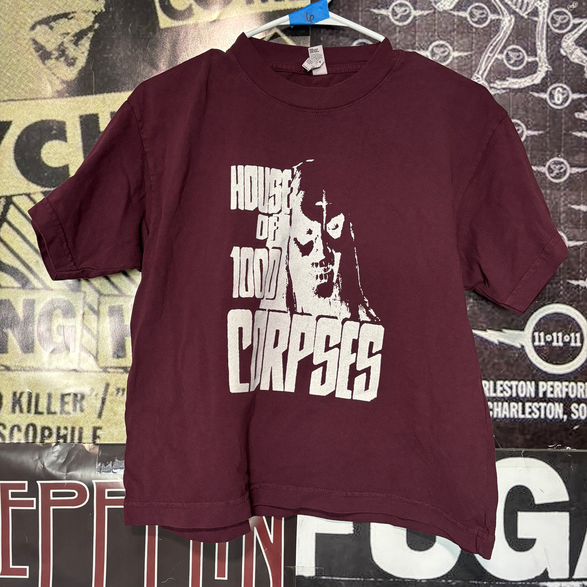 CORPSES maroon boxy tee