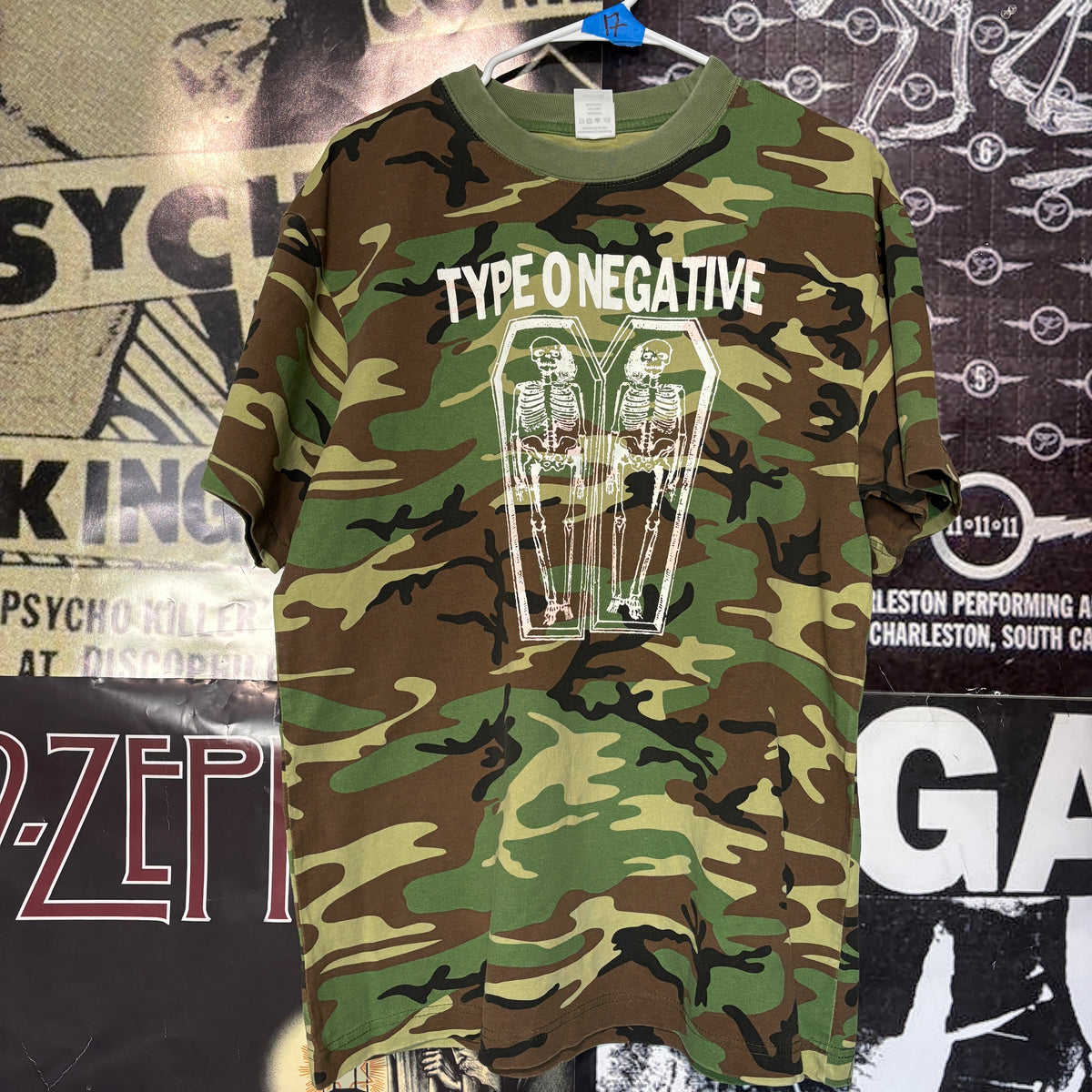 TYPE green camo t-shirt