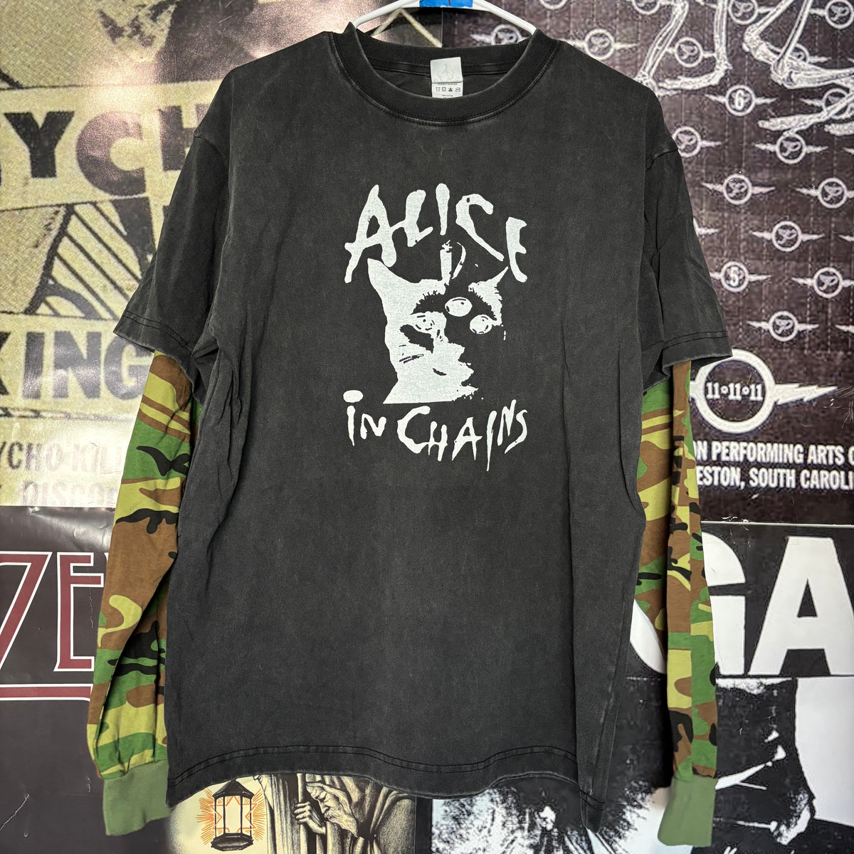 ALICE CAT camo/black long sleeve