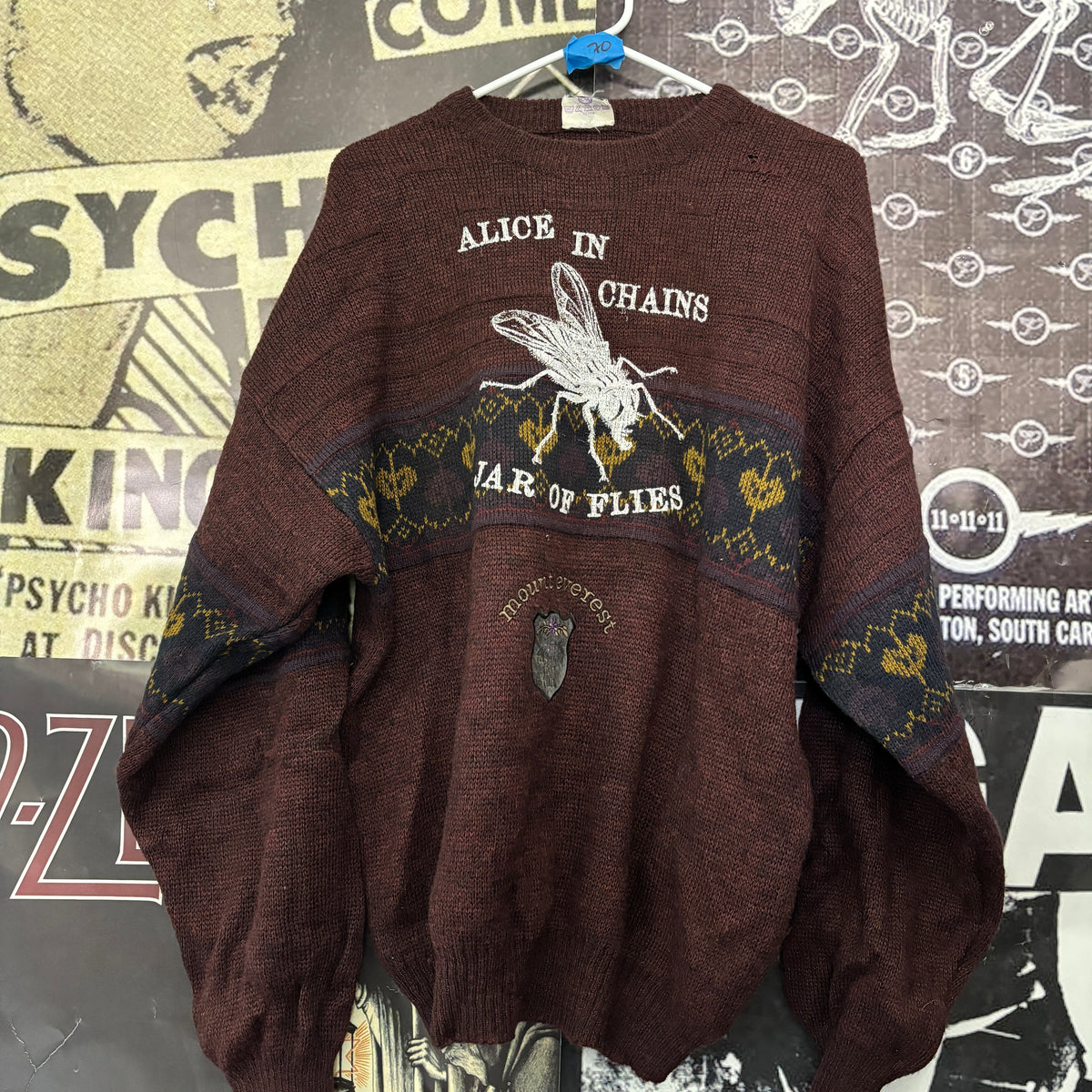 ALICE FLY BROWN STRIPE SWEATER XL/XXL