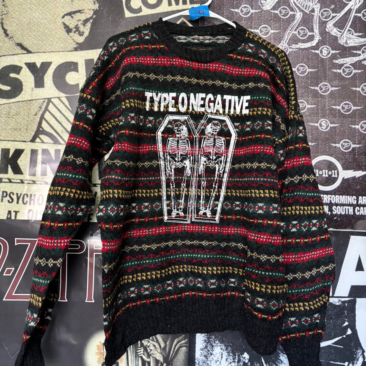 TYPE STRIPE SWEATER LAR/XL