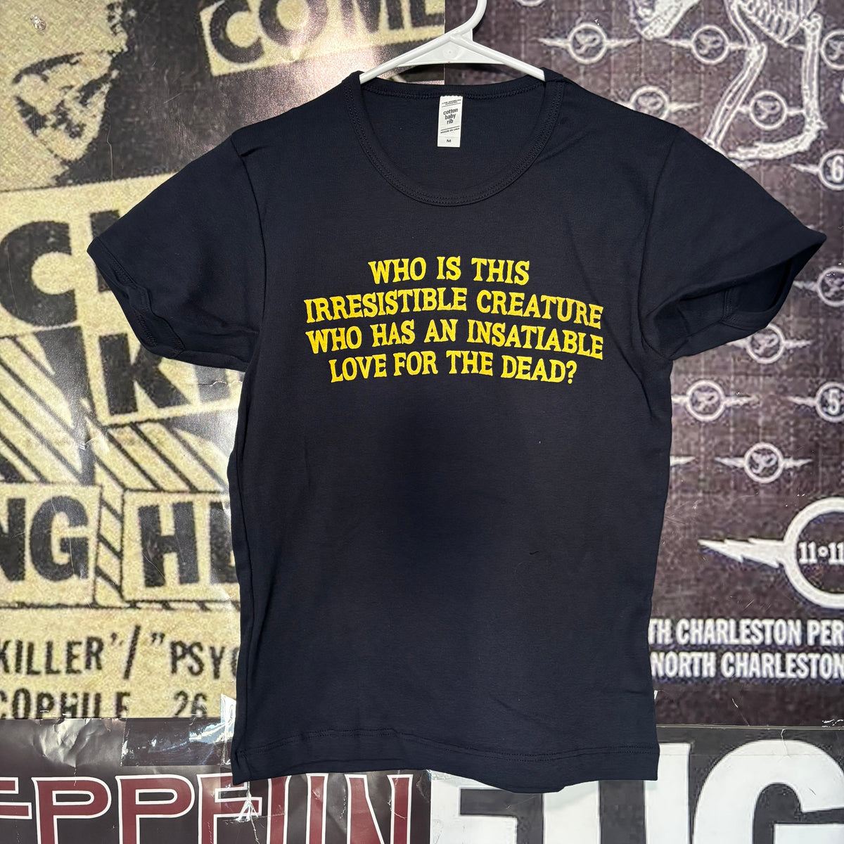 LIVING LYRICS navy/yellow long baby tee