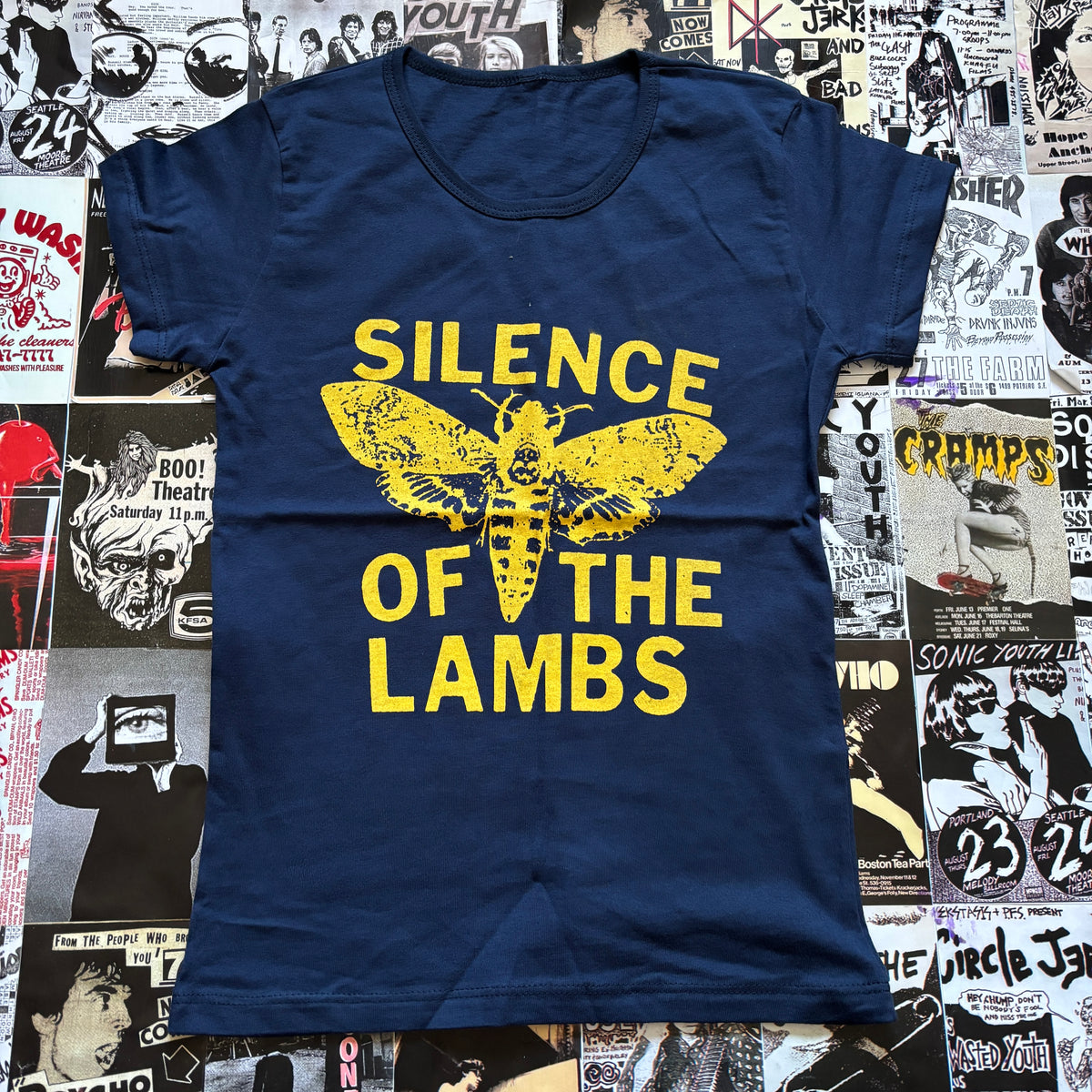 SILENCE navy/yellow babydoll tee SM/MED
