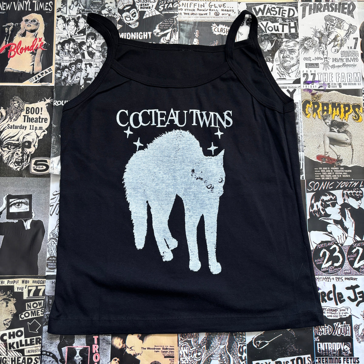 COCTEAU black/white baby tank MED/LAR