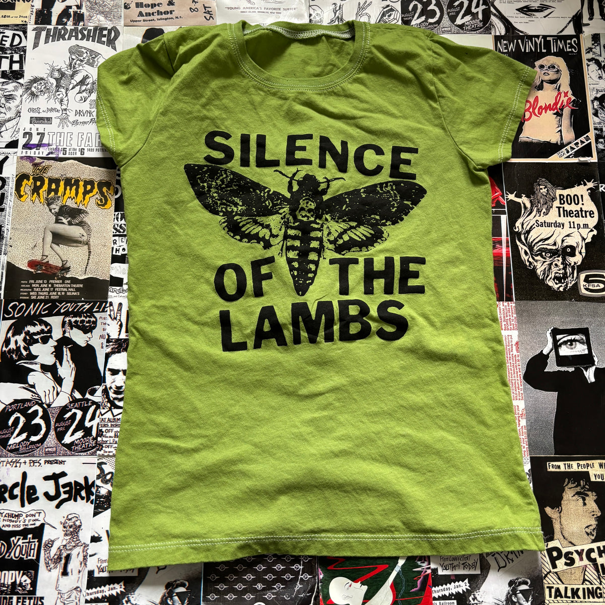 SILENCE green babydoll tee SM/MED