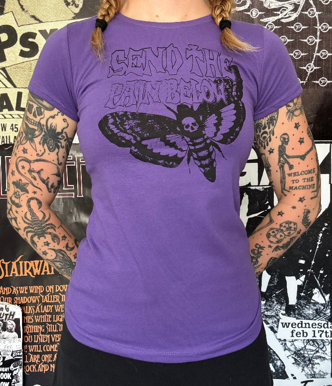 PSYCHO KILLER purple babydoll tee SM/MED