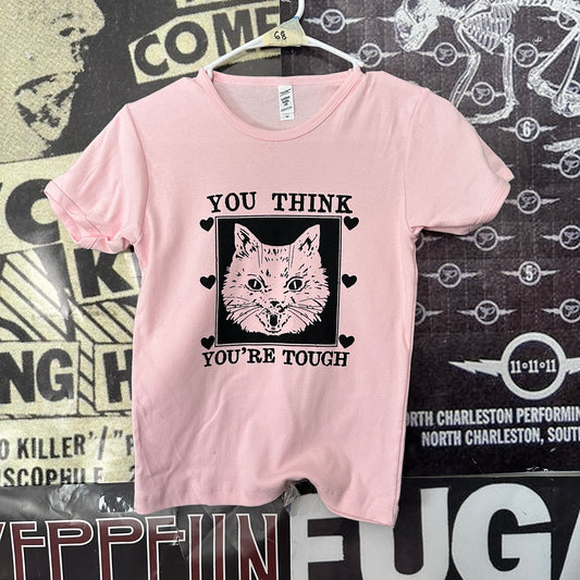 You’re tough pink long baby tee