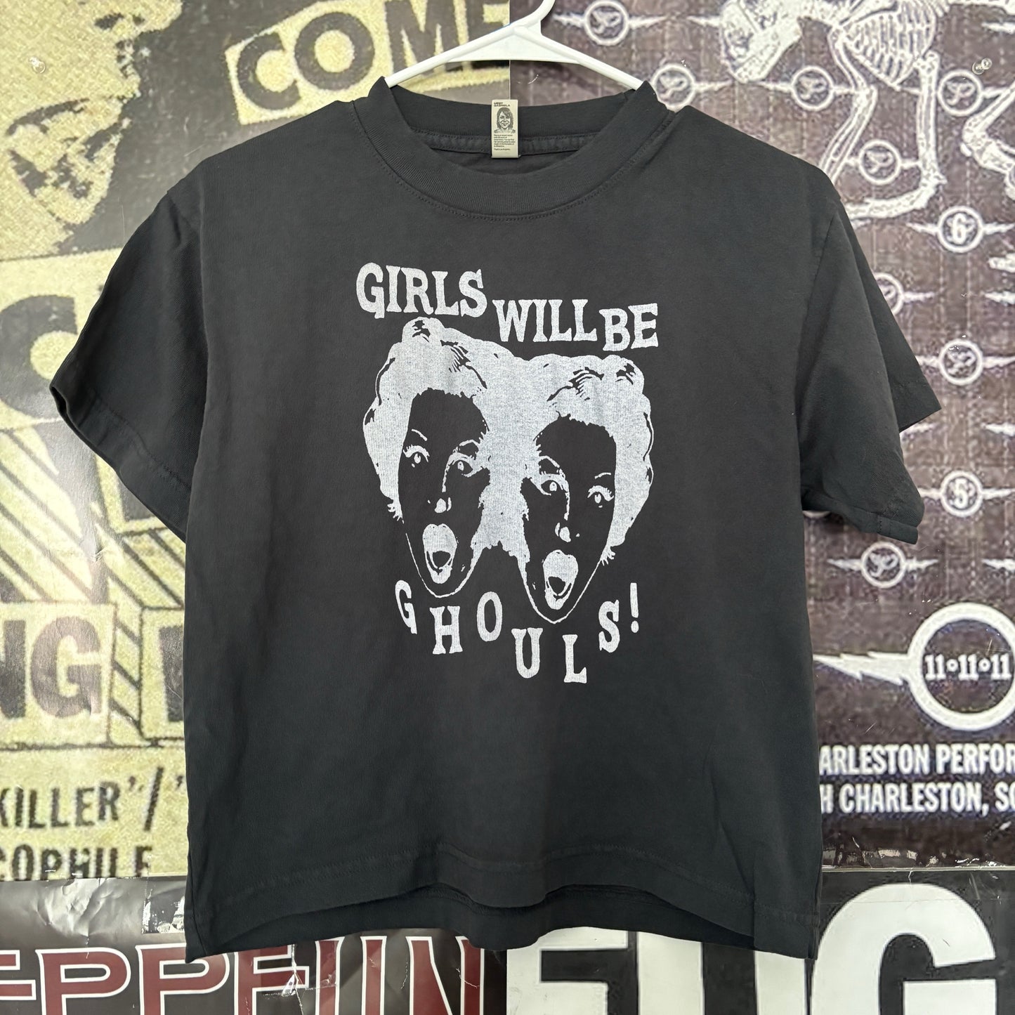 Ghouls boxy black tee