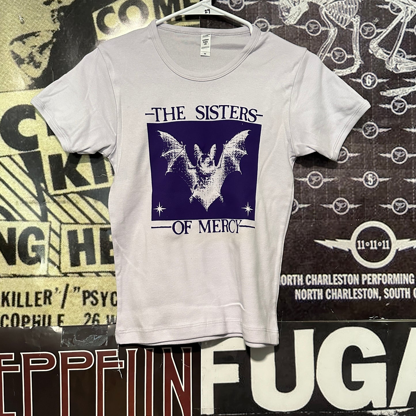 Sisters of Mercy light purple/purple long baby tee