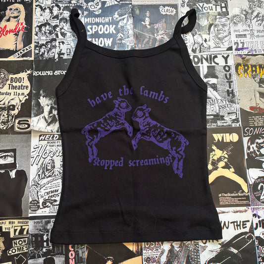Silence lambs black/purple tank SM/MED