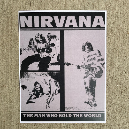 Nirvana black/grey poster