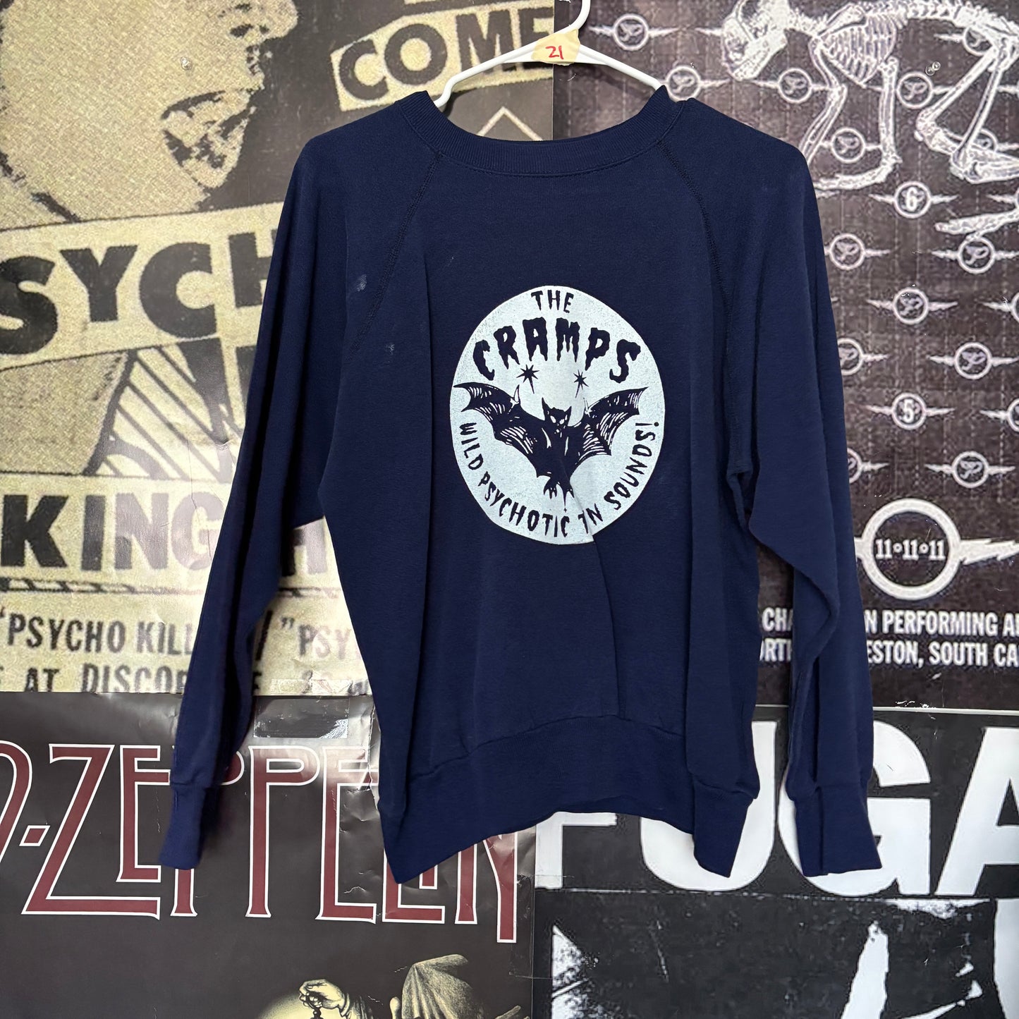 The cramps navy sweatshirt SM