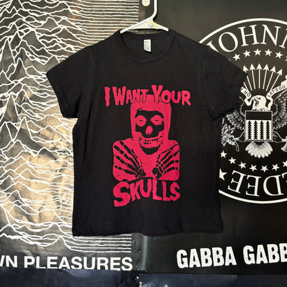 Misfits black/red petite tee