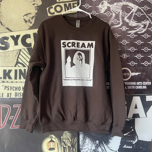 Scream brown sweatshirt