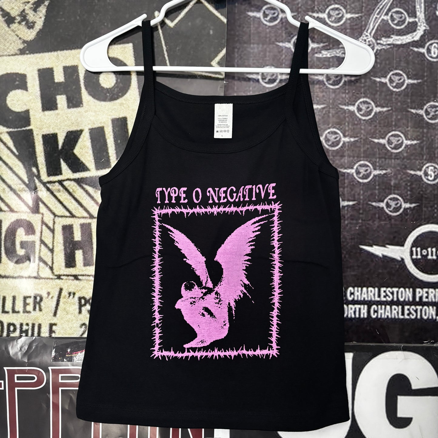 Type black/pink baby tank MED/LAR