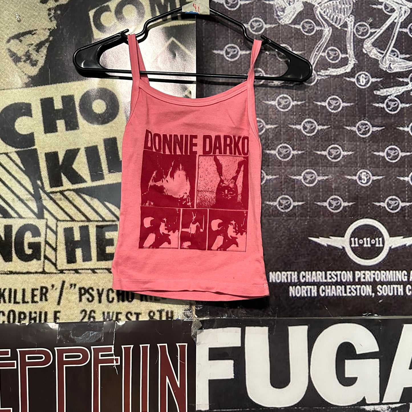 Donnie darko pink/red tank SM/MED