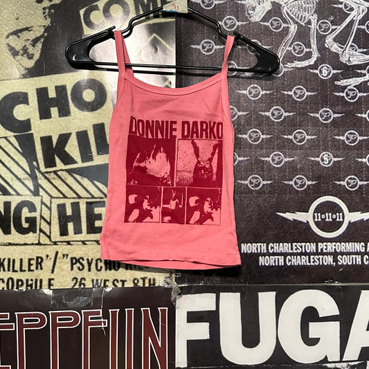 Donnie darko pink/red tank SM/MED