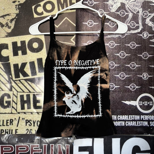 Type o negative black acid wash baby tank