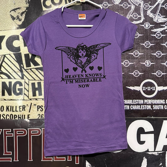 Heaven knows purple babydoll tee