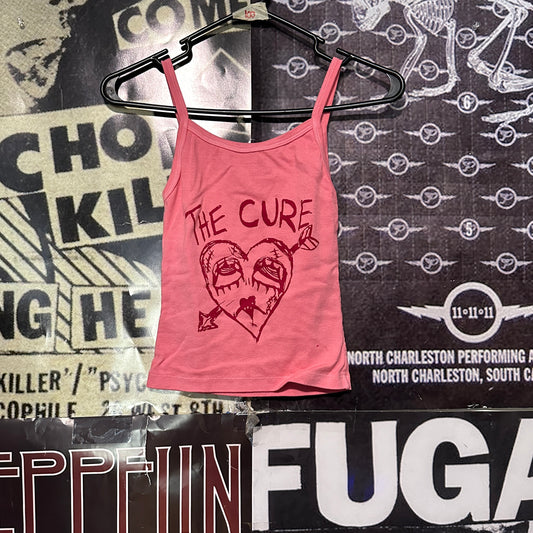 The cure pink/red tank SM/MED