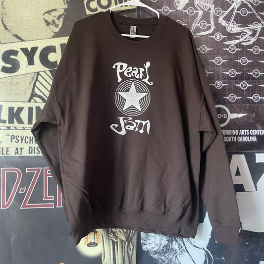 Pearl Jam brown sweatshirt