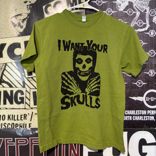 Misfits green slim t-shirt