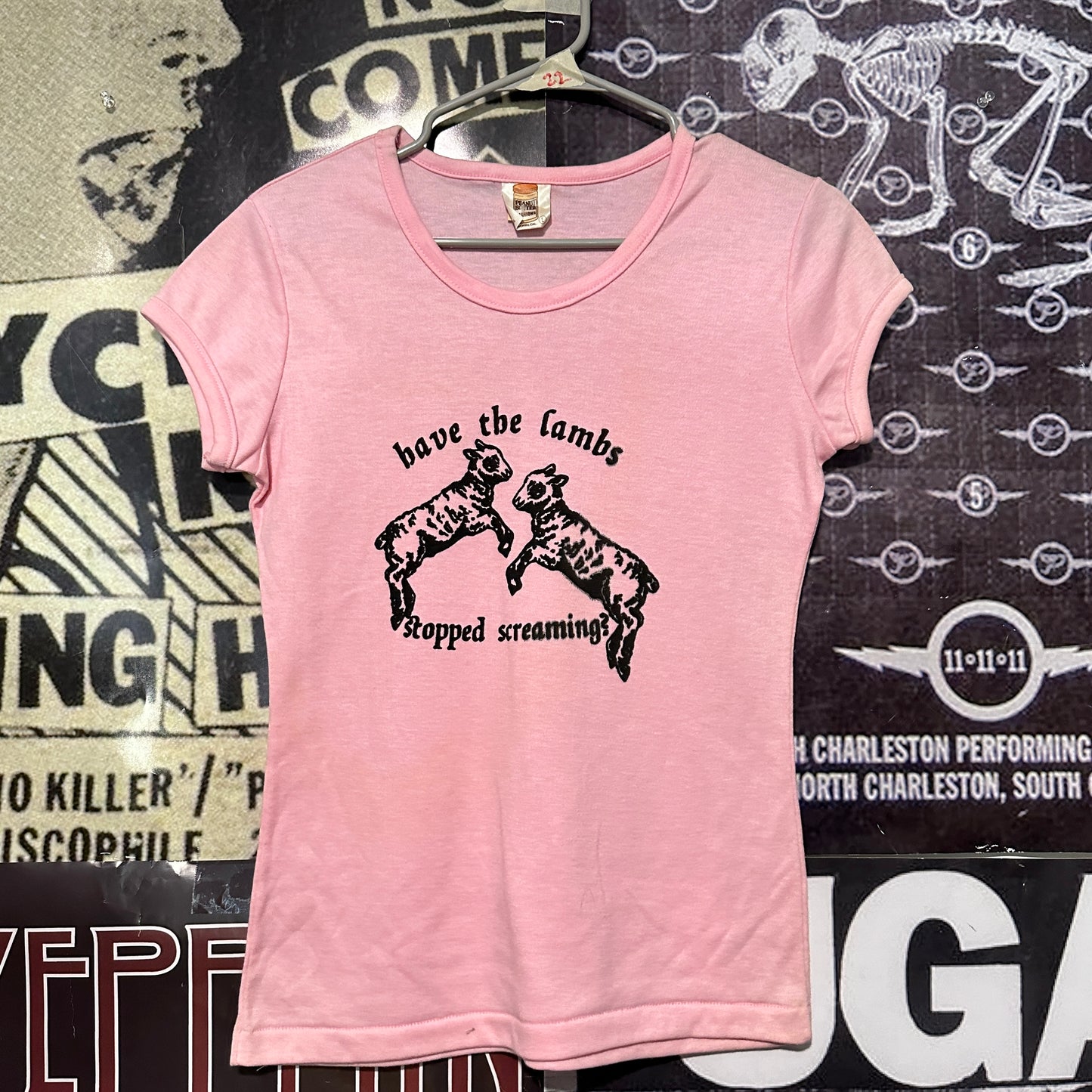 The lambs pink babydoll tee