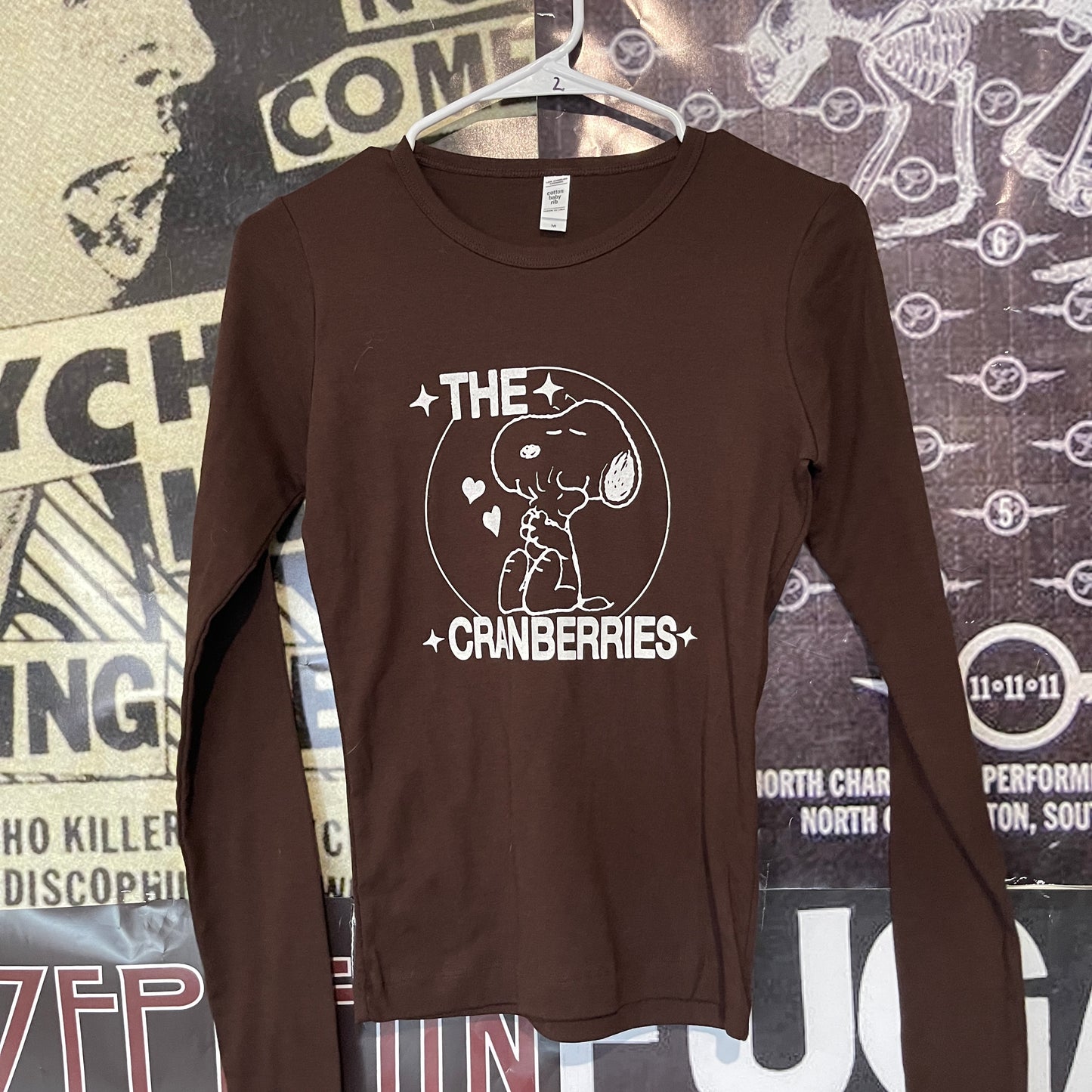 The cranberries brown long sleeve