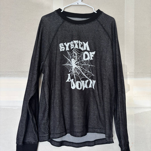 System of a down black unisex thermal LAR/XL