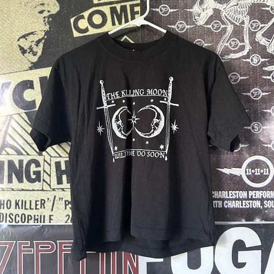 The killing moon black boxy tee