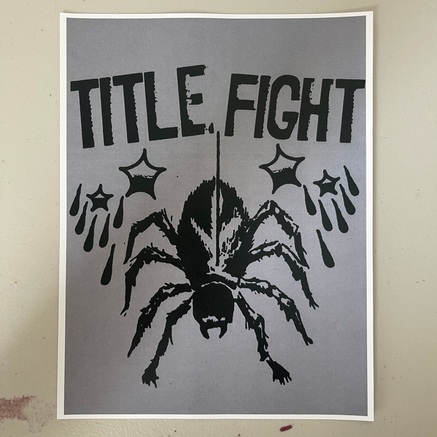 Title fight poster