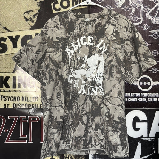 Alice In Chains grey camo t-shirt