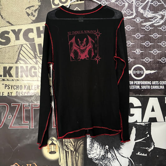 My chemical romance Black/red mesh long sleeve