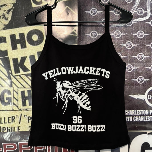 YELLOWJACKETS black/white baby tank