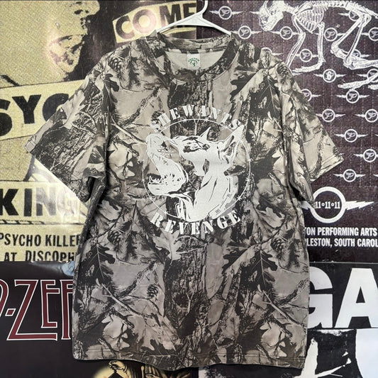 Revenge grey camo t-shirt