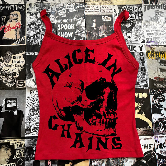 Alice in chains red baby tank