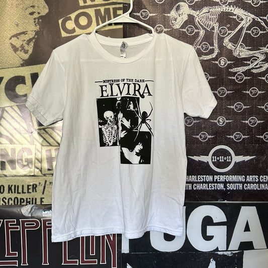 Elvira white tee SM