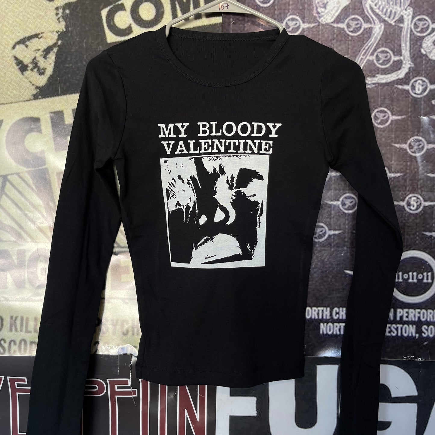 My bloody valentine black baby long sleeve