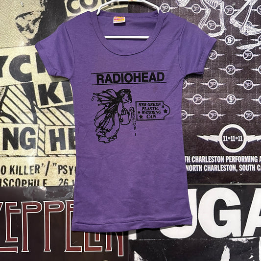 Radiohead purple babydoll tee