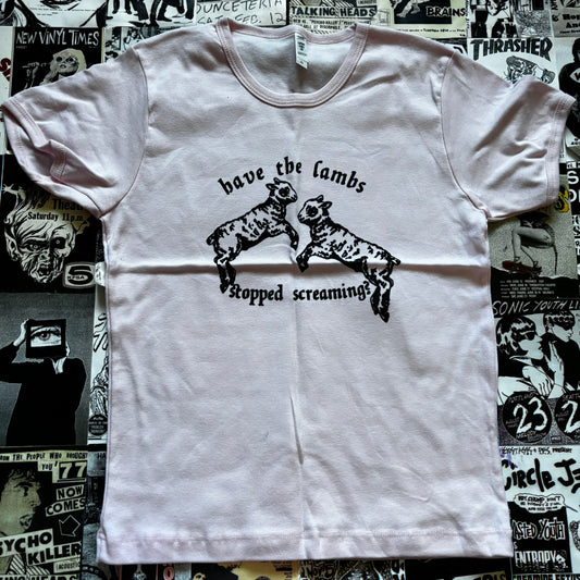 SILENCE PINK LONG BABY TEE XLARGE