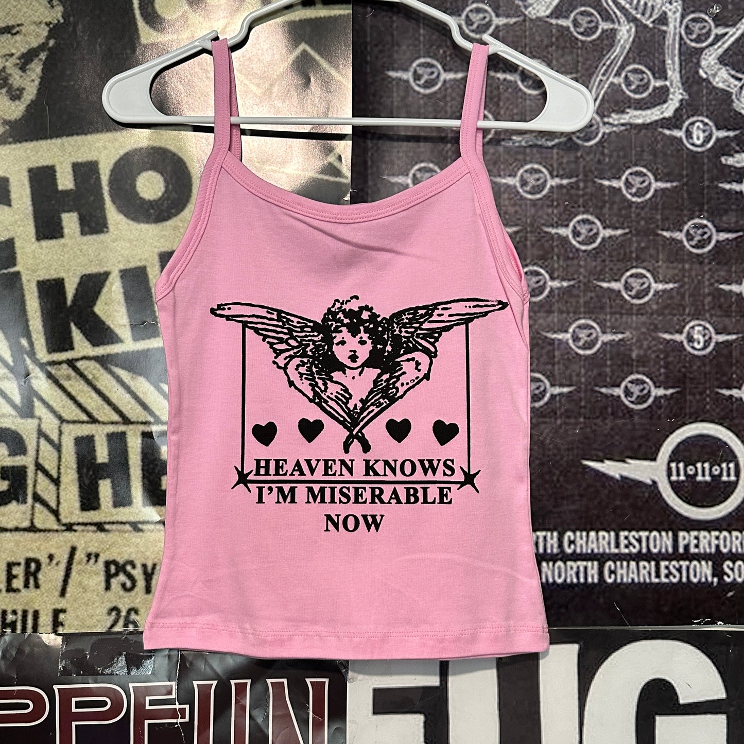 Heaven knows pink baby tank