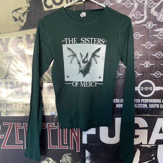 Sisters of mercy forest green baby long sleeve