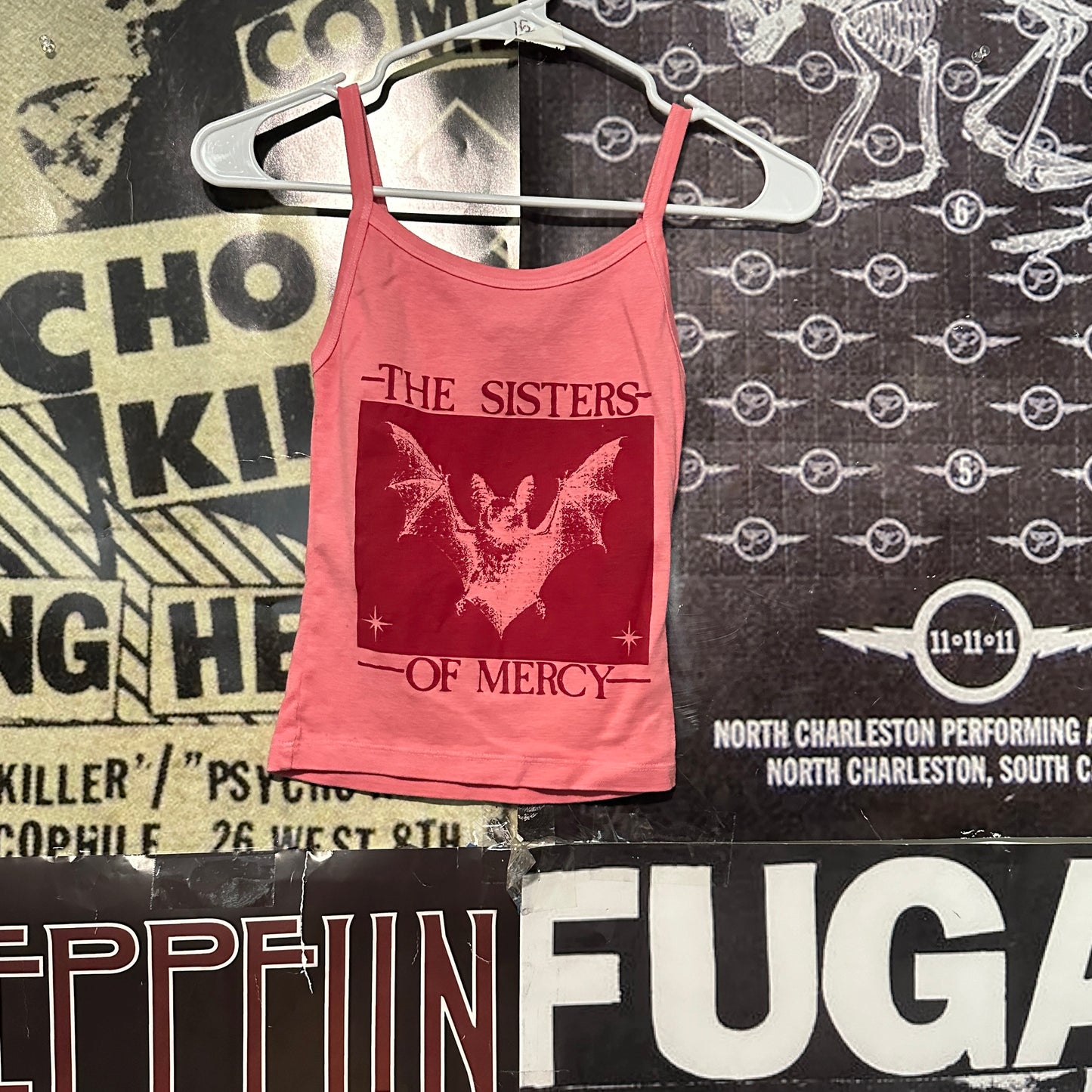 Sisters of Mercy pink/red tank SM/MED